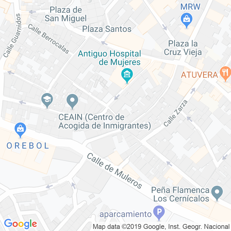 Código Postal calle Altozano en Jerez de la Frontera