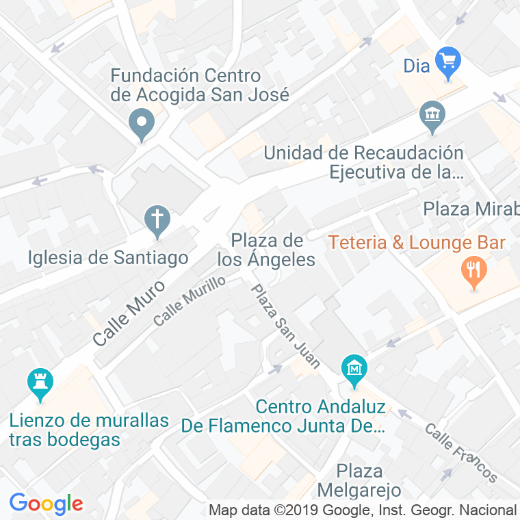 Código Postal calle Angeles, De Los, plaza en Jerez de la Frontera