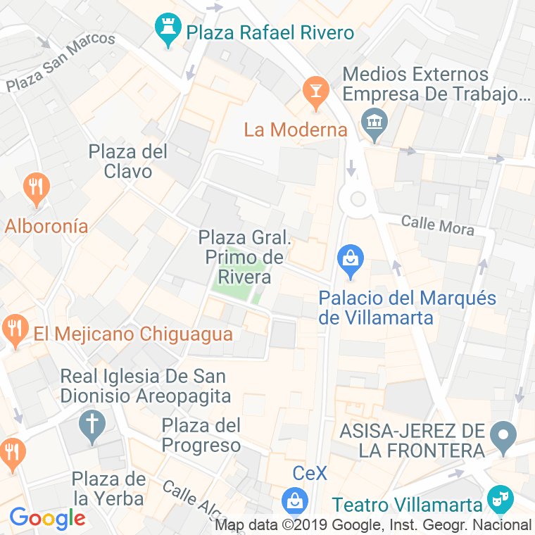 Código Postal calle Banco, plaza en Jerez de la Frontera