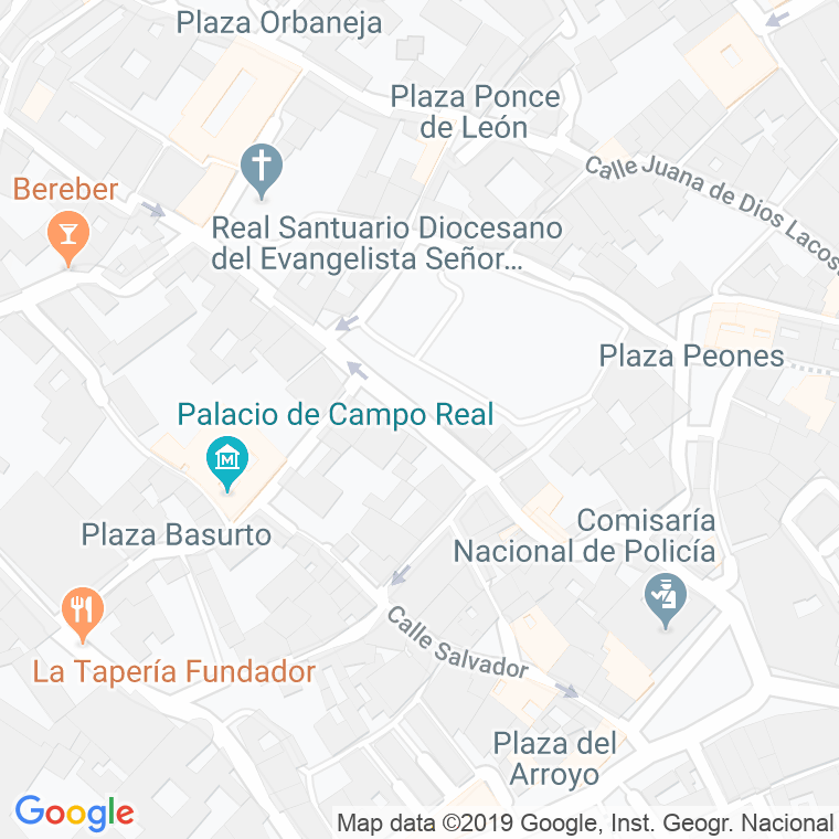 Código Postal calle Belen, De, plaza en Jerez de la Frontera