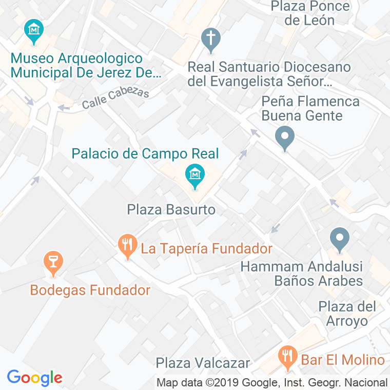 Código Postal calle Benavente Alto Y Bajo en Jerez de la Frontera