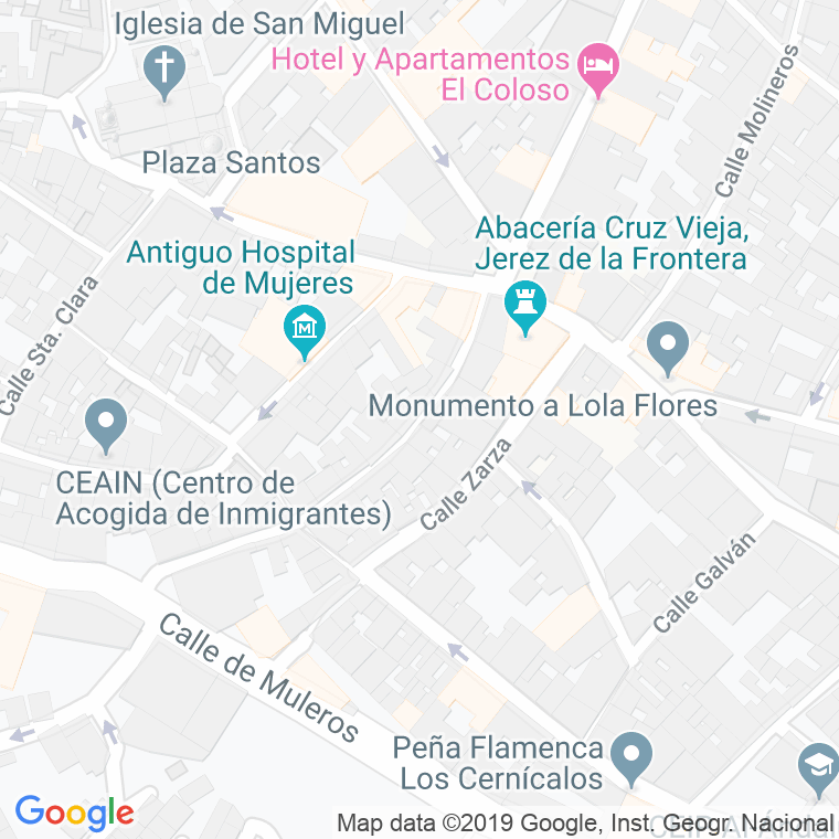 Código Postal calle Encaramada en Jerez de la Frontera