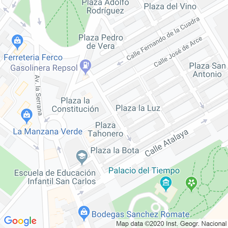 Código Postal calle Arrumbadores en Jerez de la Frontera