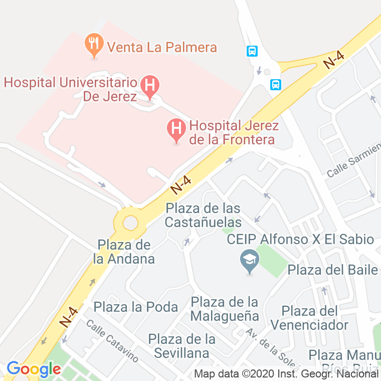 Código Postal calle Bajete, El en Jerez de la Frontera