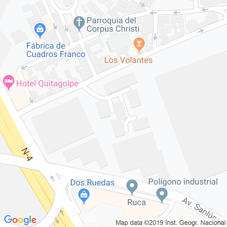 Código Postal calle Barriada Coronacion en Jerez de la Frontera