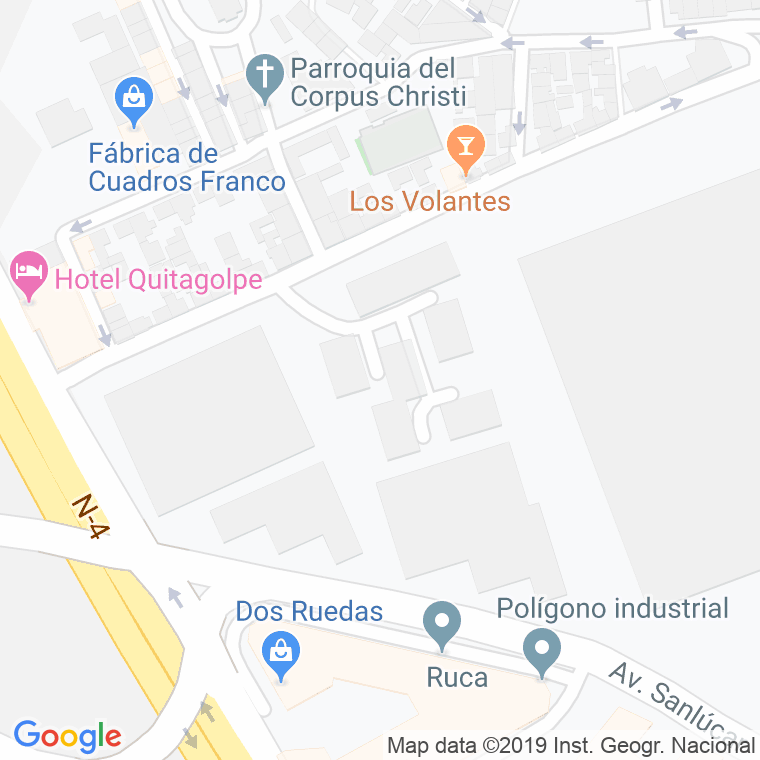 Código Postal calle Barriada De Los Naranjos en Jerez de la Frontera