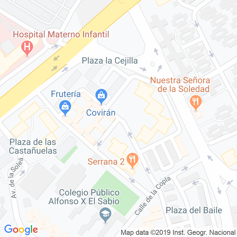 Código Postal calle Cababien en Jerez de la Frontera