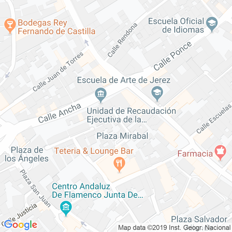 Código Postal calle Frias en Jerez de la Frontera