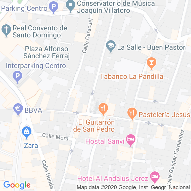 Código Postal calle Loreto en Jerez de la Frontera