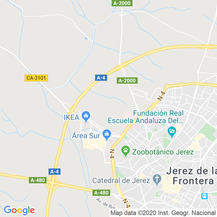 Código Postal calle Nuestra Señora De La Merced   (Impares Del 1 Al Final)  (Pares Del 2 Al Final) en Jerez de la Frontera