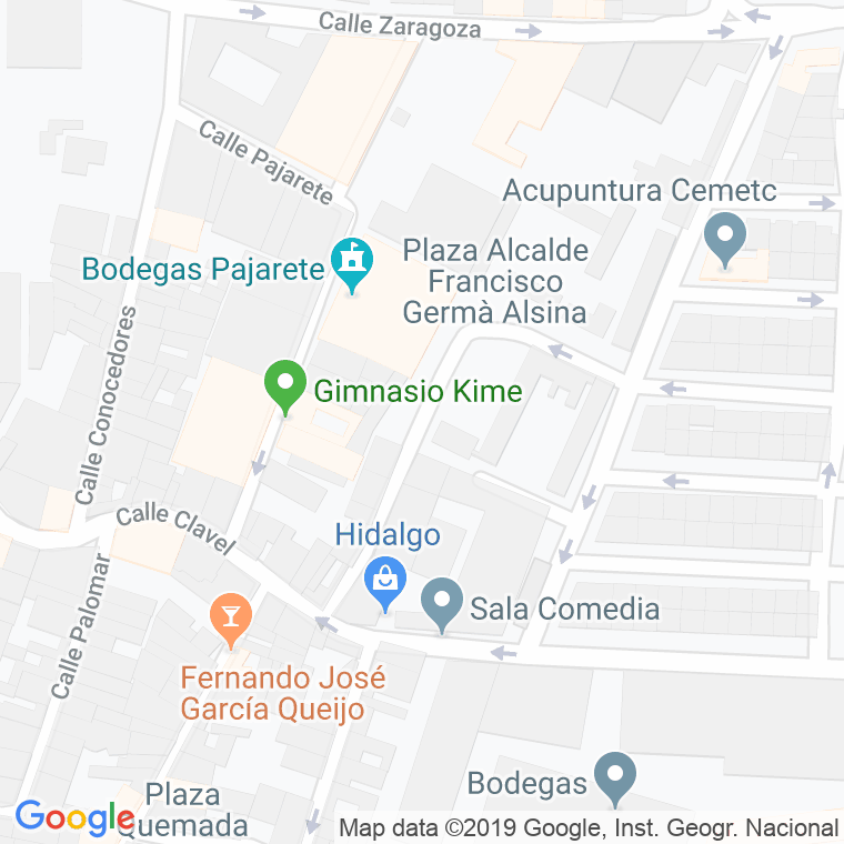 Código Postal calle Alcalde Franciscogerma Alsina, plaza en Jerez de la Frontera