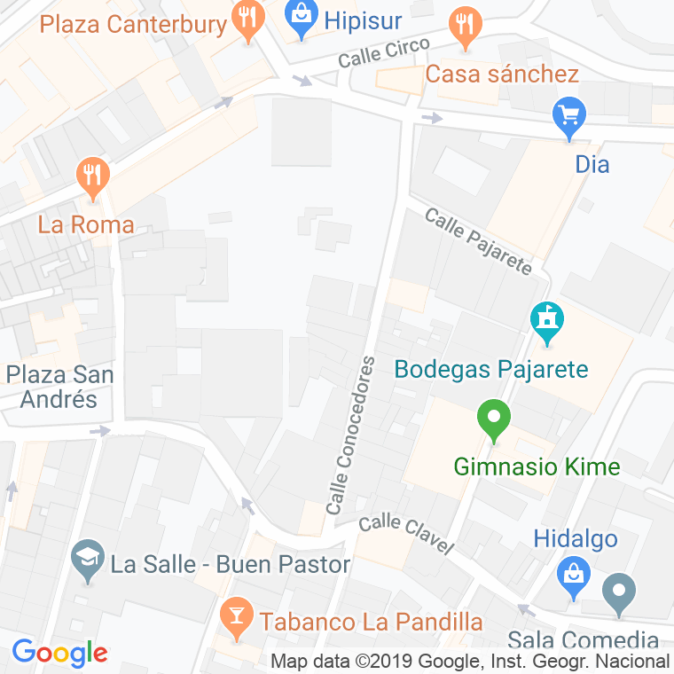 Código Postal calle Barriada De España en Jerez de la Frontera