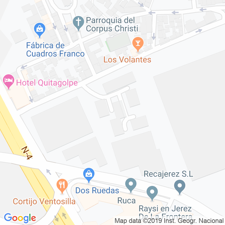 Código Postal calle Barriada De La Constancia en Jerez de la Frontera