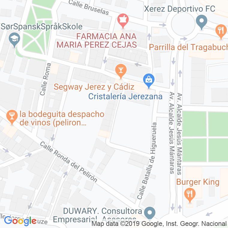 Código Postal calle Batalla De Majaceite en Jerez de la Frontera