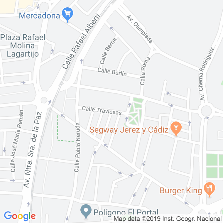 Código Postal calle Batalla De Matanzas en Jerez de la Frontera