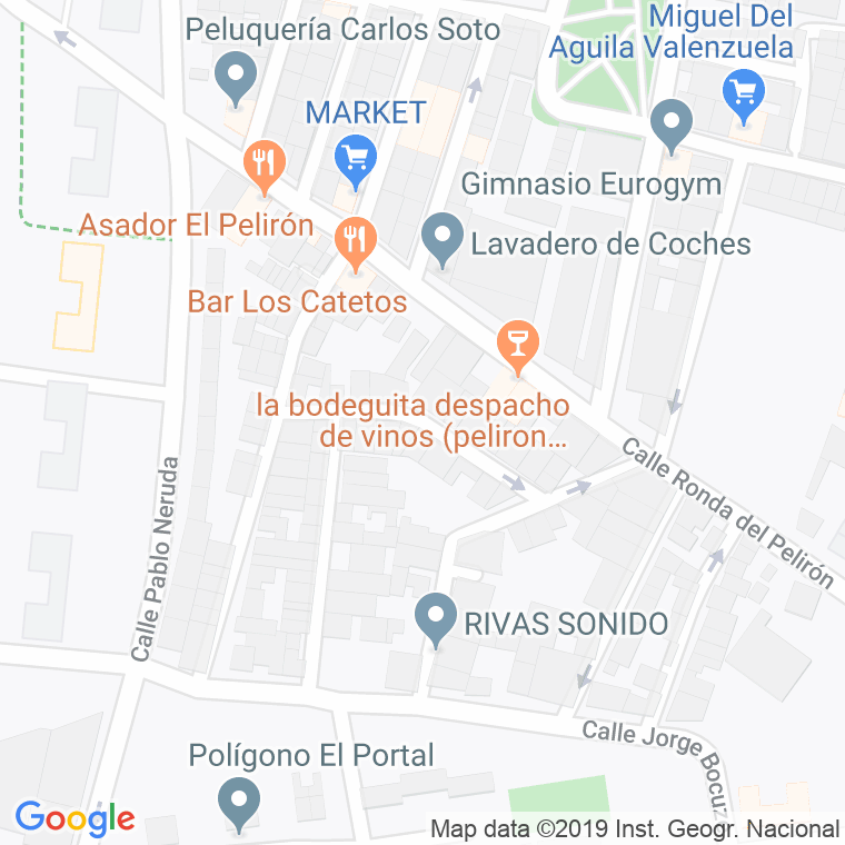 Código Postal calle Batalla De Torrelobaton en Jerez de la Frontera