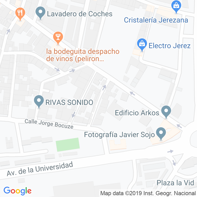 Código Postal calle Batalla De Vallehermoso en Jerez de la Frontera