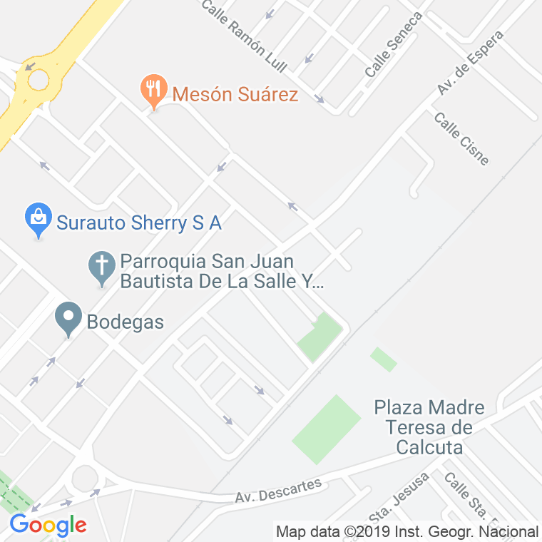 Código Postal calle Cabo De Trafalgar en Jerez de la Frontera