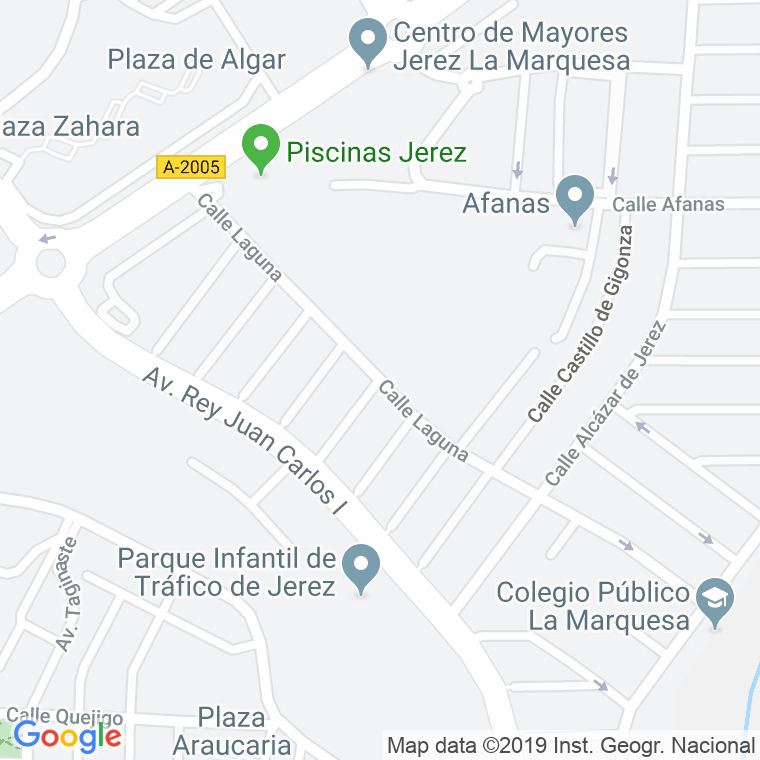 Código Postal calle Castillo De Luna en Jerez de la Frontera