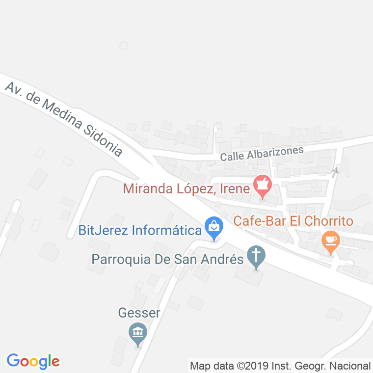 Código Postal calle Alcotan en Jerez de la Frontera