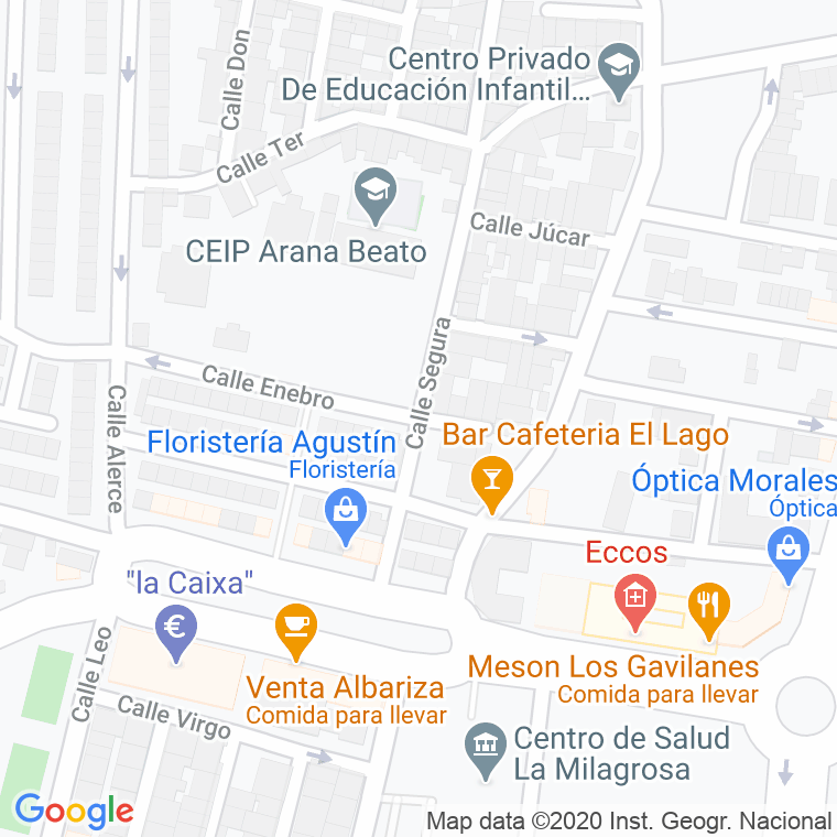 Código Postal calle Almanzora en Jerez de la Frontera
