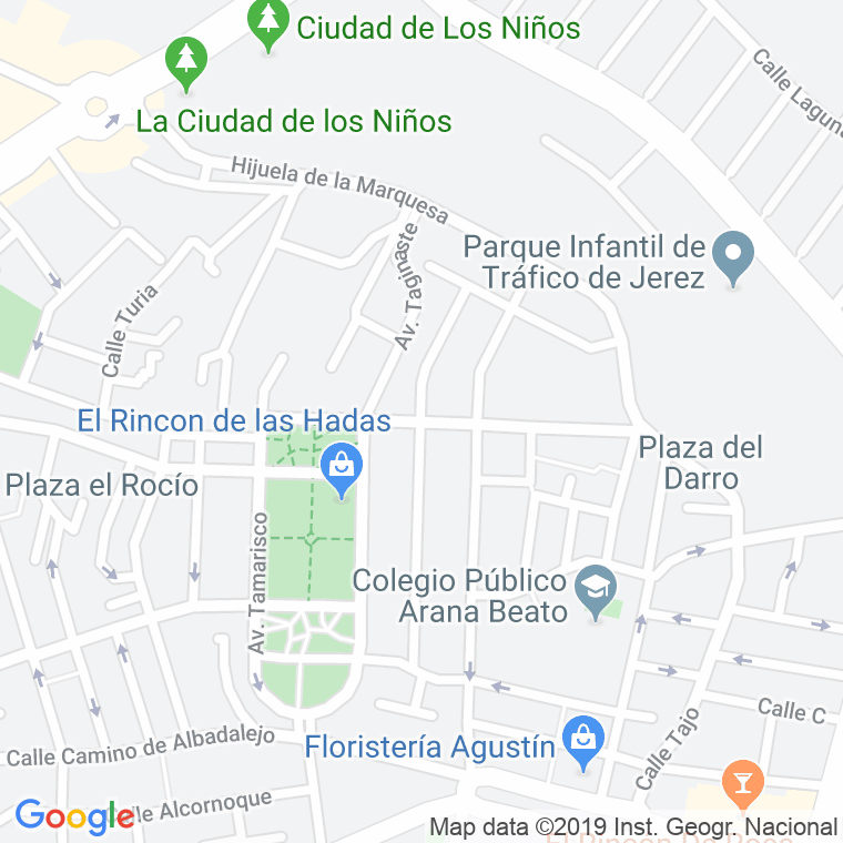 Código Postal calle Artemisa en Jerez de la Frontera