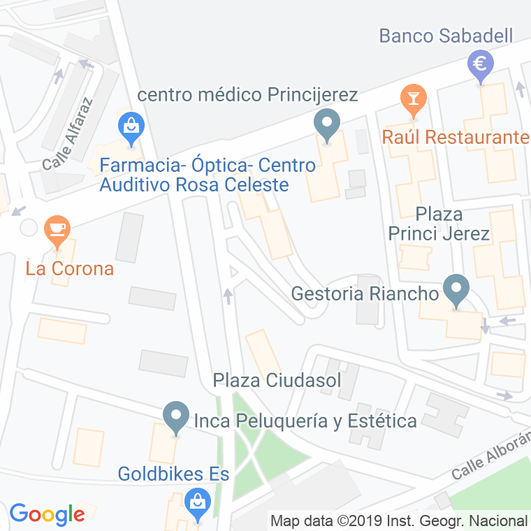 Código Postal calle Barriada San Jose Nogal en Jerez de la Frontera