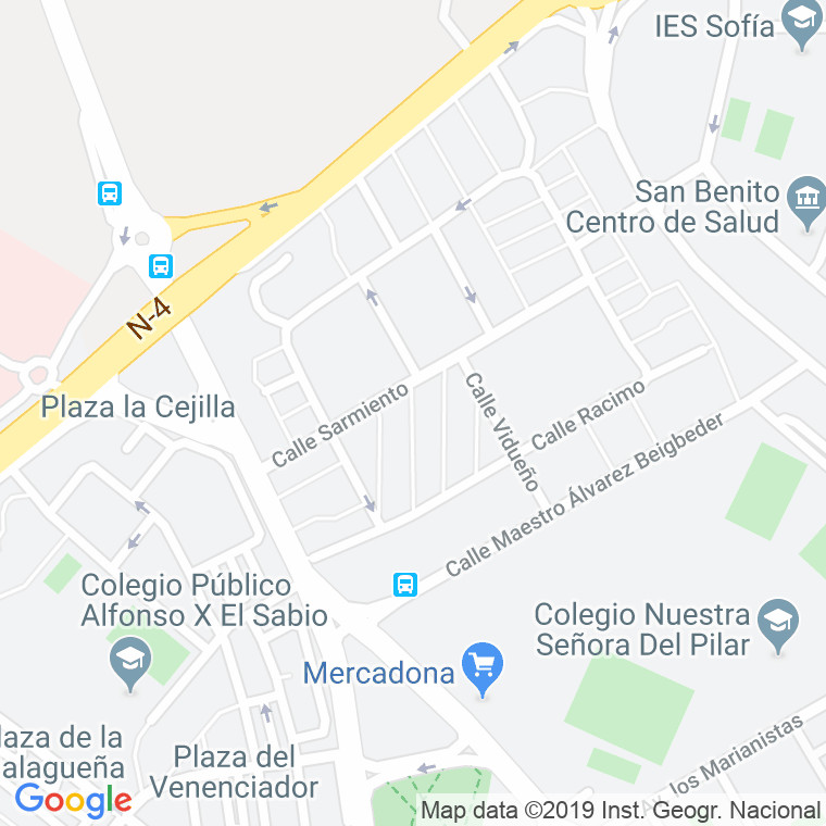 Código Postal calle Centuria en Jerez de la Frontera