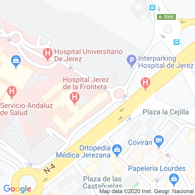 Código Postal calle Circunvalacion, ronda en Jerez de la Frontera