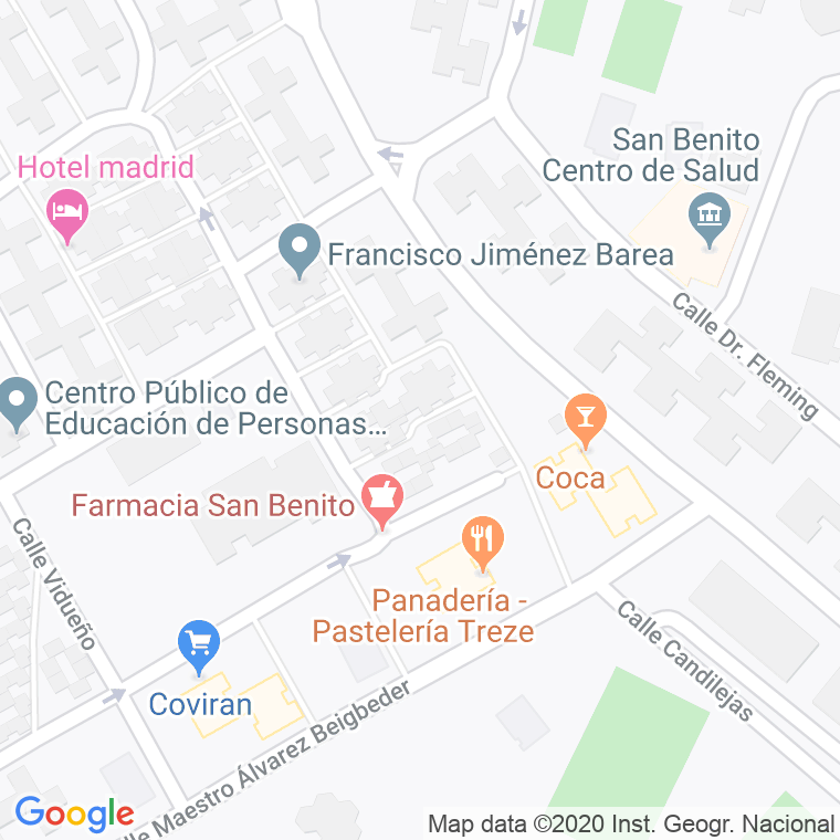 Código Postal calle Escuadra en Jerez de la Frontera