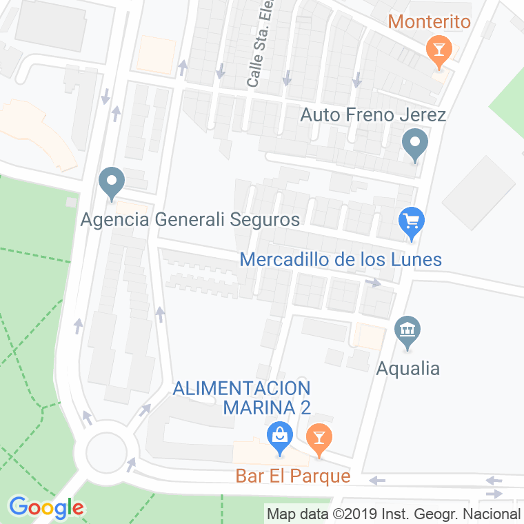 Código Postal calle Fernandez Valdespino en Jerez de la Frontera