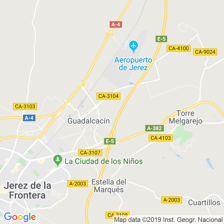 Código Postal calle Adelfas   (Impares Del 1 Al Final)  (Pares Del 2 Al Final) en Jerez de la Frontera