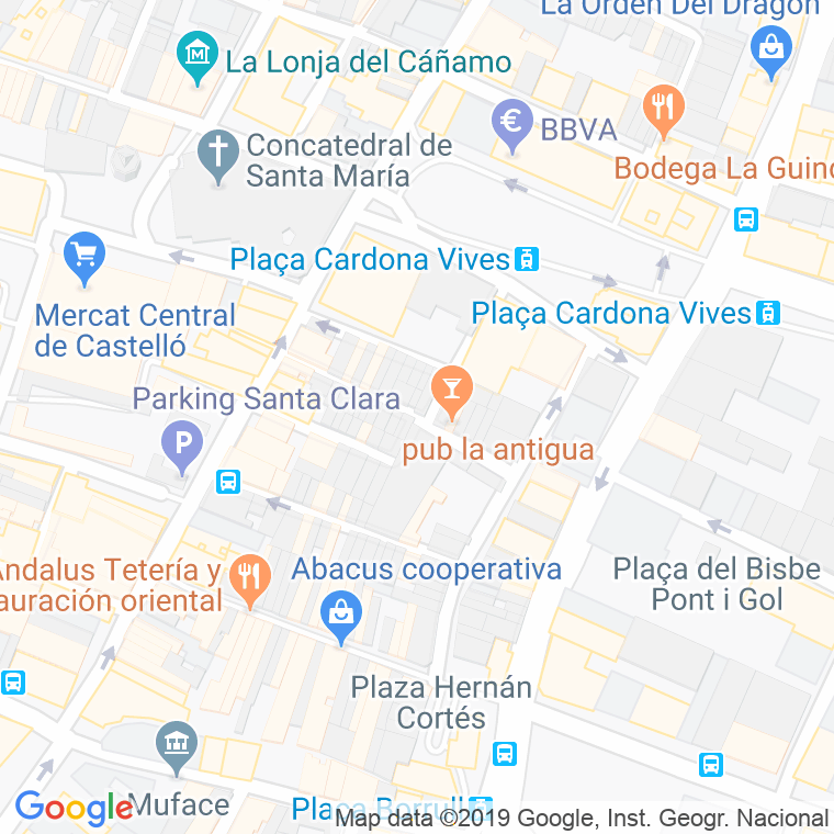 Código Postal calle Cazadores en Castelló de la Plana/Castellón de la Plana