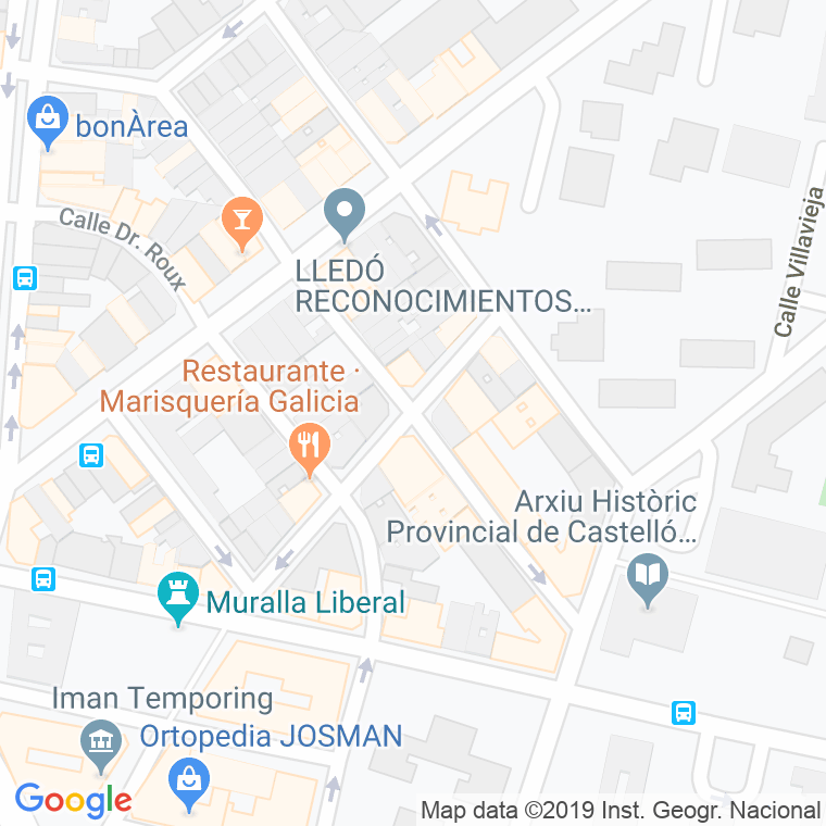 Código Postal calle Doctor Ferran en Castelló de la Plana/Castellón de la Plana