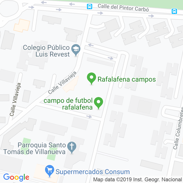 Código Postal calle Rafalafena en Castelló de la Plana/Castellón de la Plana
