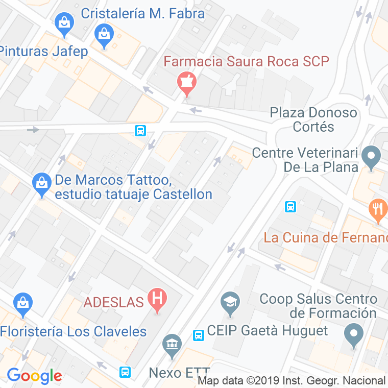 Código Postal calle Cartagena en Castelló de la Plana/Castellón de la Plana