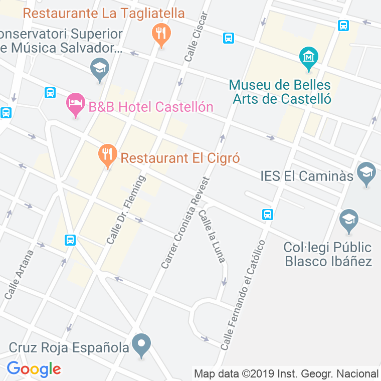 Código Postal calle Carcagente en Castelló de la Plana/Castellón de la Plana