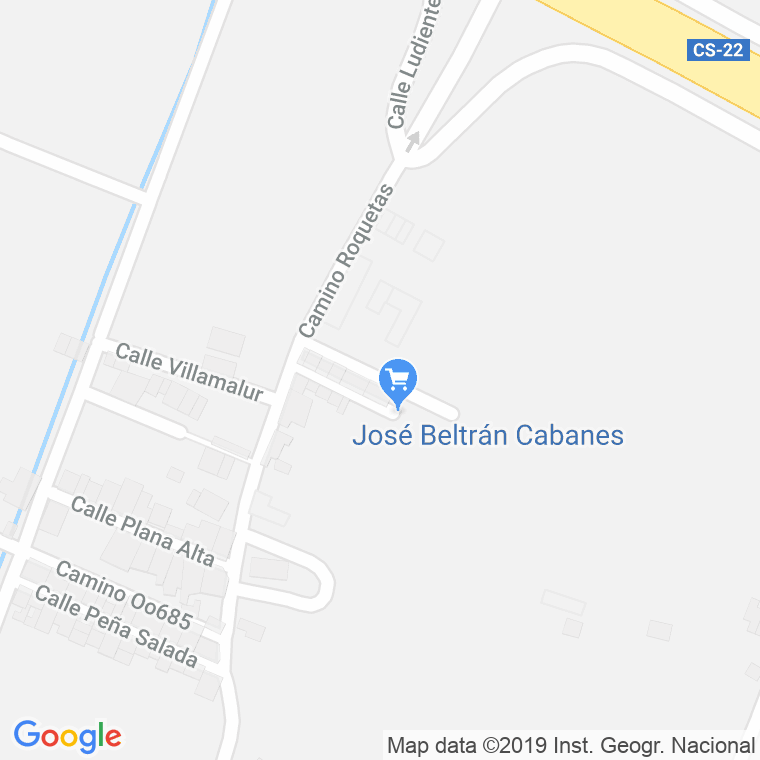 Código Postal calle Geldo en Castelló de la Plana/Castellón de la Plana