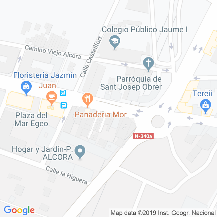 Código Postal calle Argelita en Castelló de la Plana/Castellón de la Plana