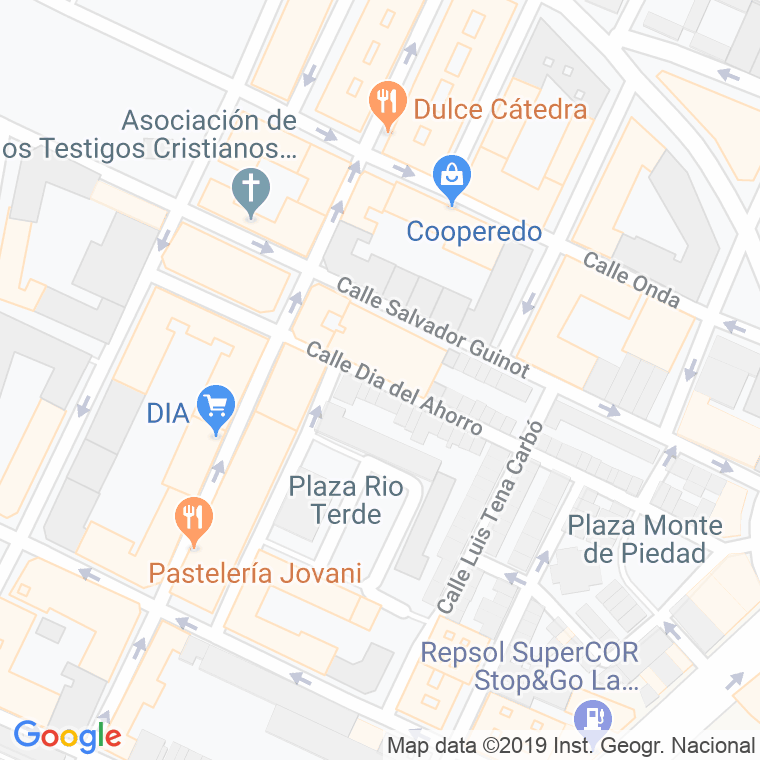Código Postal calle Dia Del Ahorro en Castelló de la Plana/Castellón de la Plana