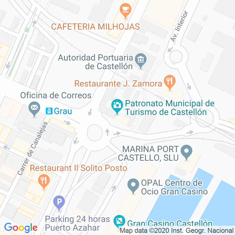 Código Postal calle Copacabana (Grao, El) en Castelló de la Plana/Castellón de la Plana