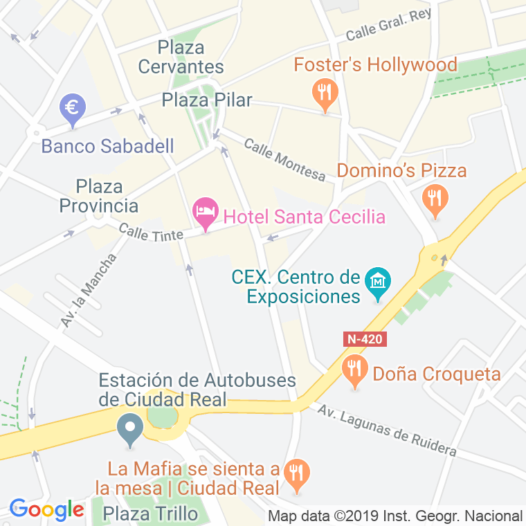 Código Postal calle Ciruela   (Impares Del 1 Al Final)  (Pares Del 2 Al Final) en Ciudad Real