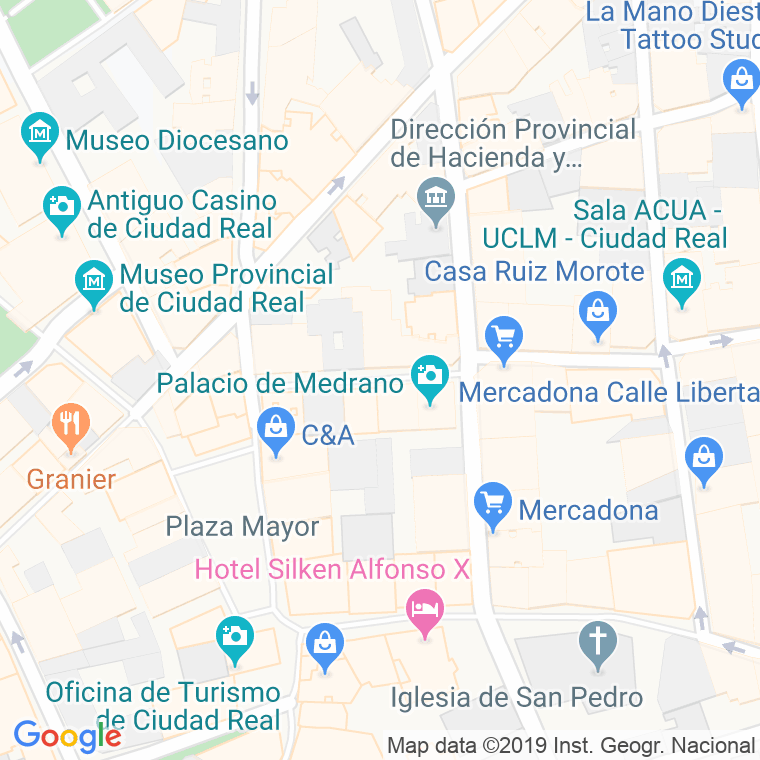 Código Postal calle Cruz en Ciudad Real