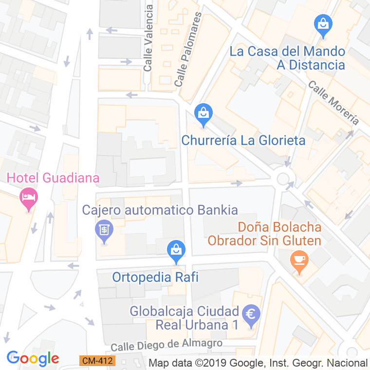 Código Postal calle Antonio Blazquez en Ciudad Real