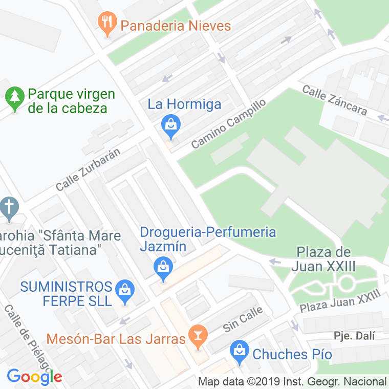Código Postal calle Beato Fernando Ayala en Ciudad Real
