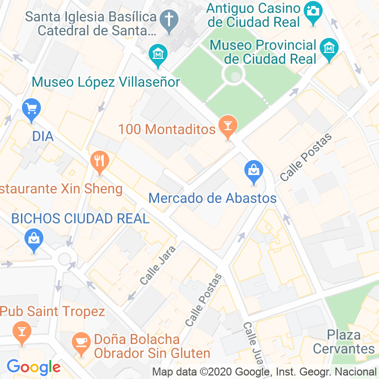 Código Postal calle Borjas en Ciudad Real