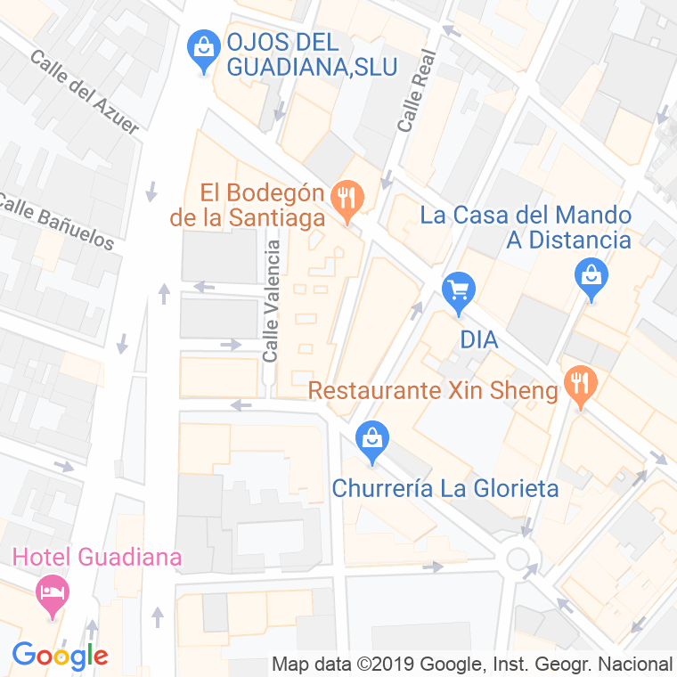 Código Postal calle Palomares en Ciudad Real