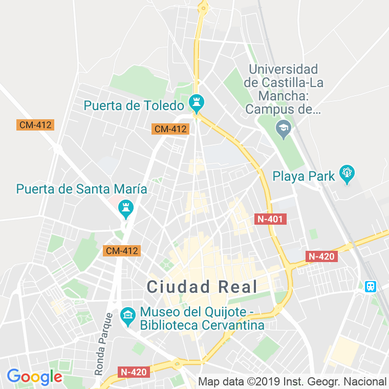 Código Postal calle Calatrava   (Impares Del 13 Al Final)  (Pares Del 20 Al Final) en Ciudad Real