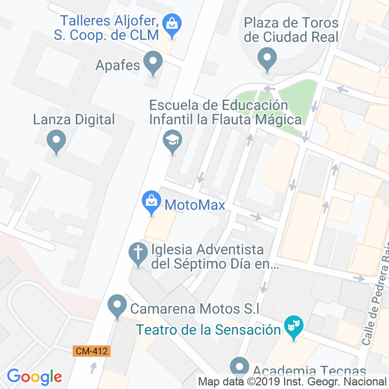 Código Postal calle Cristobal Colon en Ciudad Real