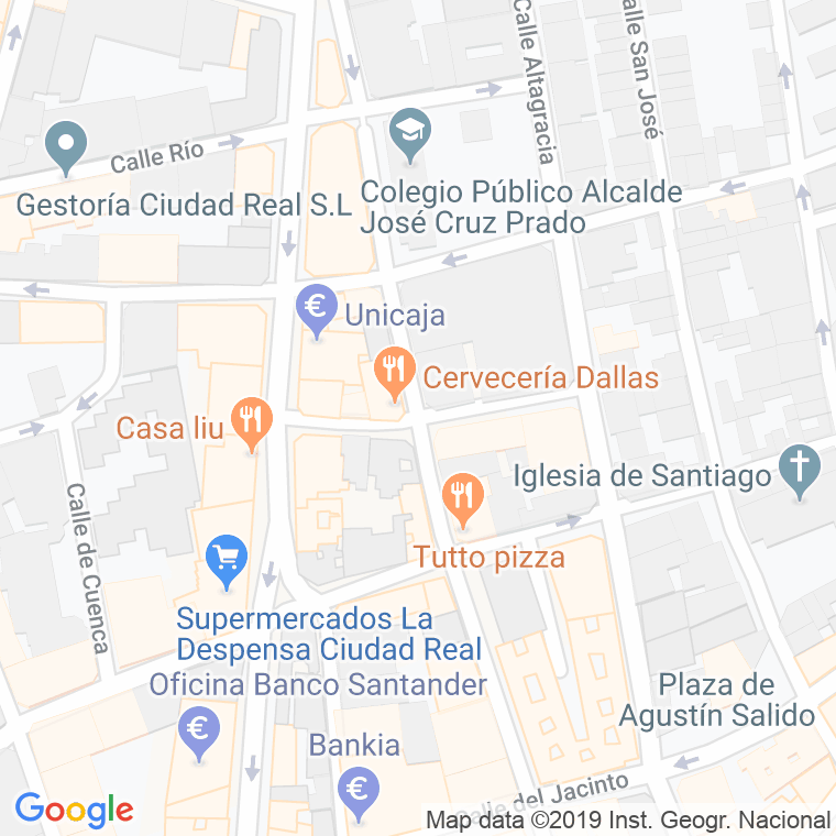 Código Postal calle Hervas Y Buendia en Ciudad Real